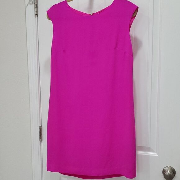 Cynthia Rowley 100% Silk Midi Chartruse Dress, SIZE 8 - Picture 1 of 4